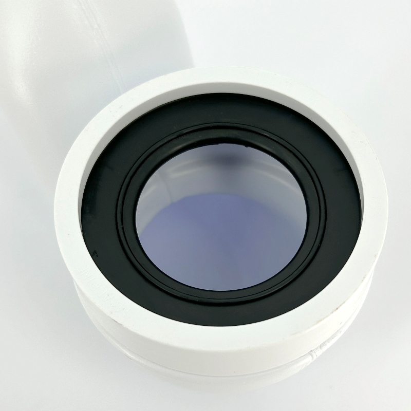 Труба McALPINE фановая L=150 мм с г/затвором, вход 97-107 мм, выход горизонтальный 110 мм