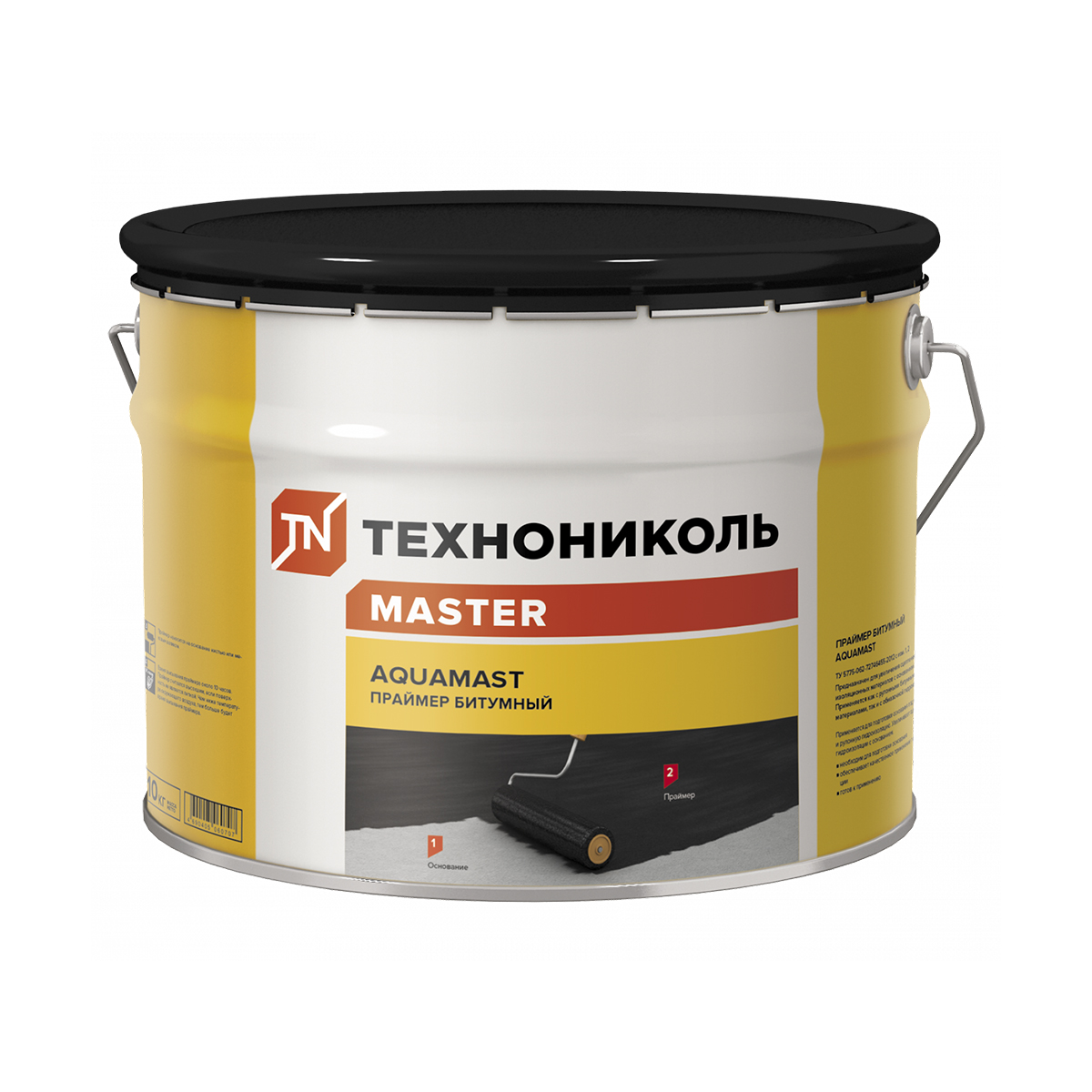 Праймер битумный "aquamast" 10 л/ 8 кг (1) "технониколь"