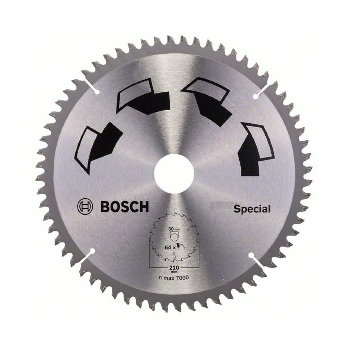 Диск пильный по дереву "special" 210 x 30 мм, 64 зуба (1) "bosch" 2609256893