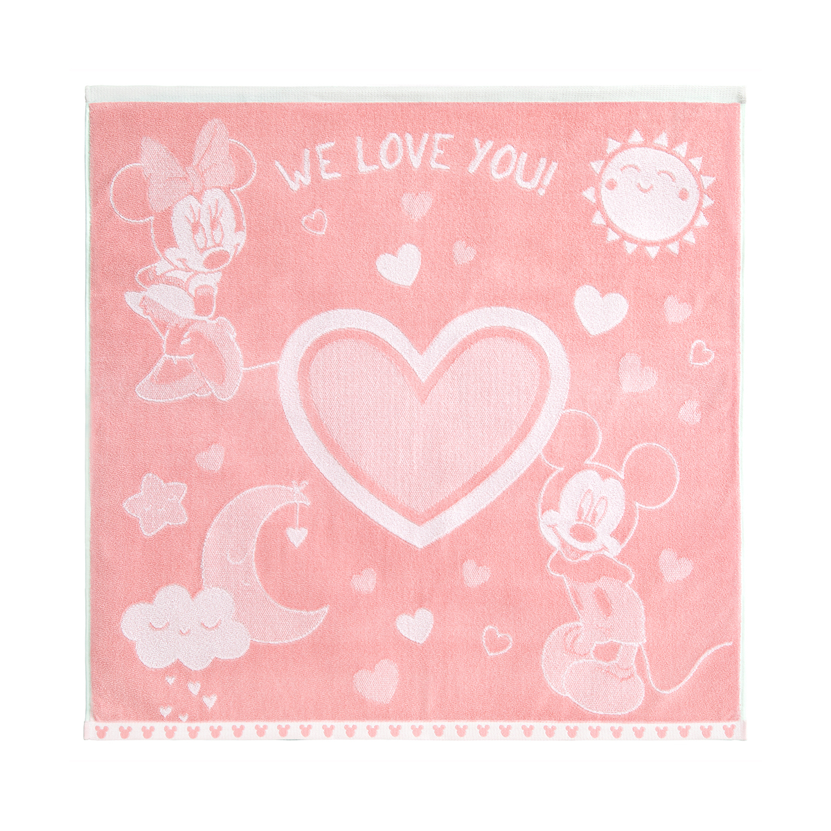 Полотенце детское "облачко" mickey&minnie we love 100*100 см