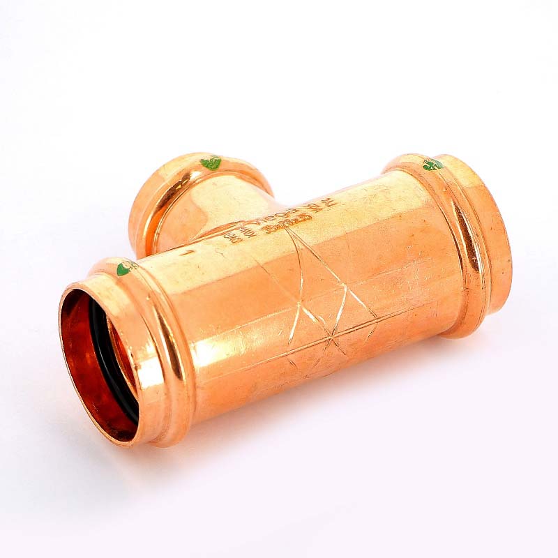 Тройник пресс медный Profipress VIEGA 35х28х35