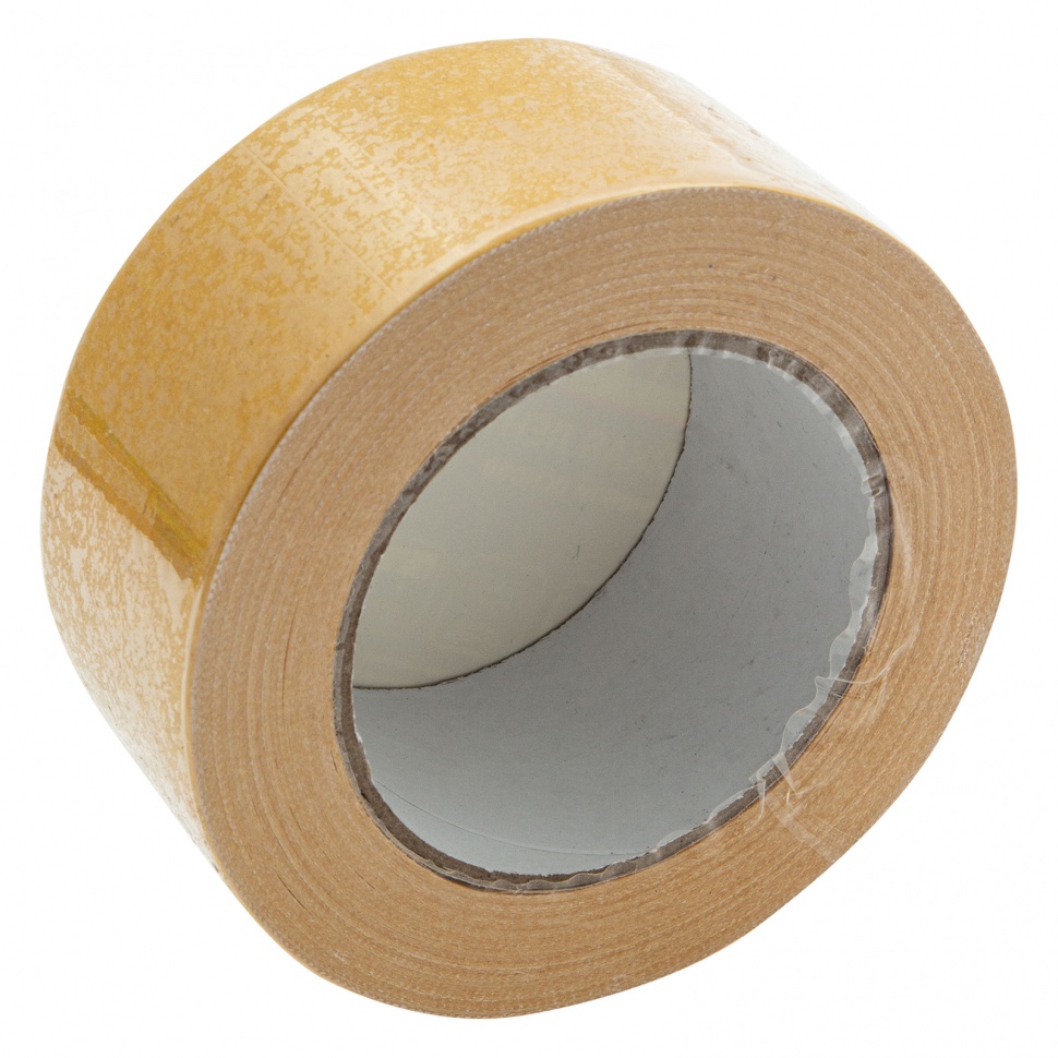 Лента клейкая двусторонняя, 50 мм х 25 м, на тканевой основе Сибртех (888135)