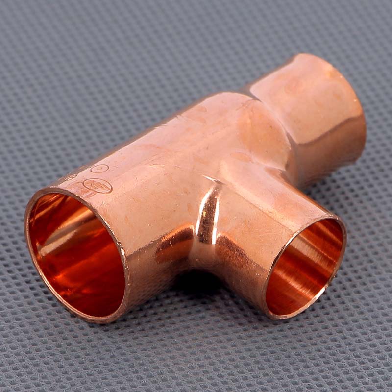 Тройник переходной под пайку 22 х 18 х 18 мм VIEGA медный