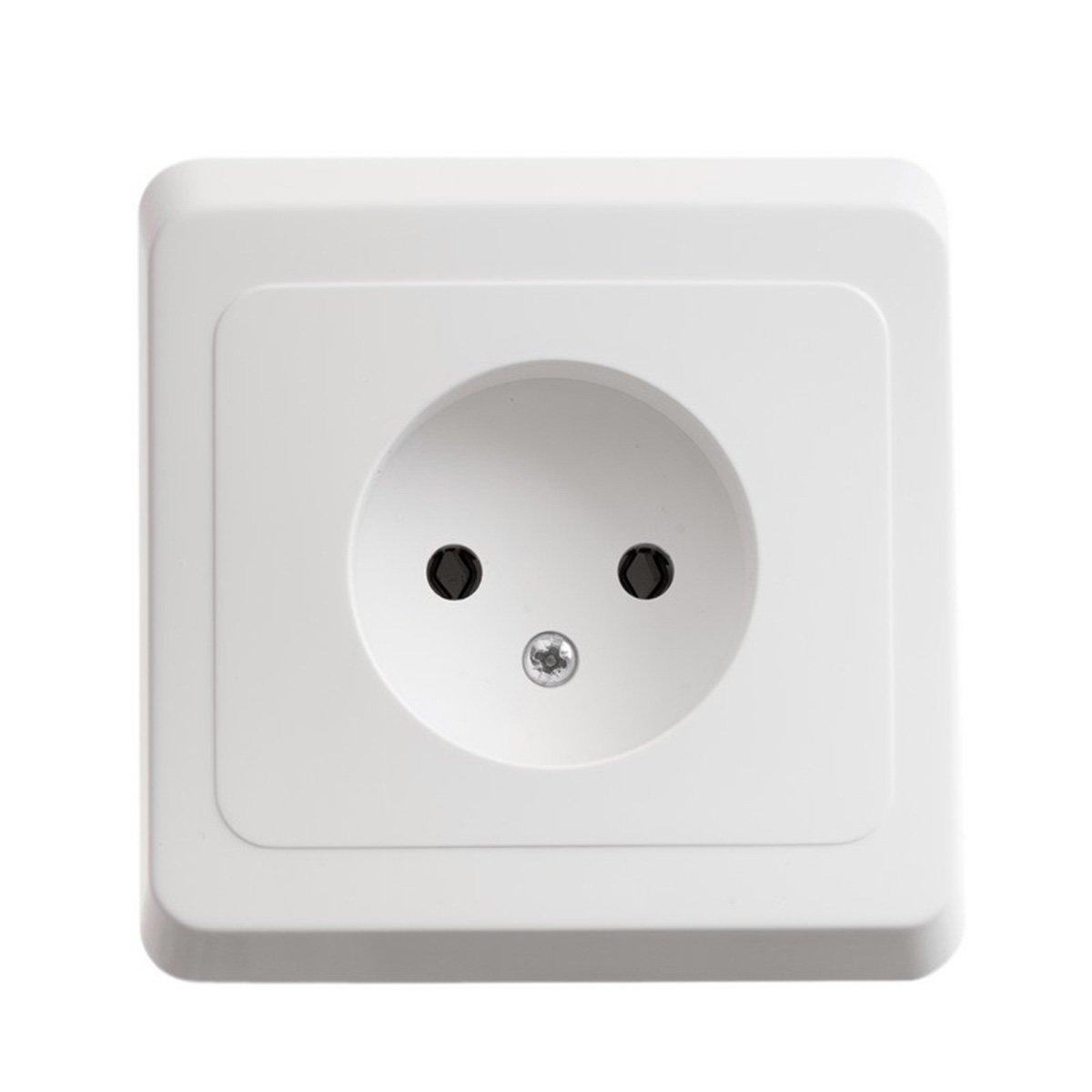 Розетка "этюд" 1 местн. 16а, белый (1/20/120) "schneider"