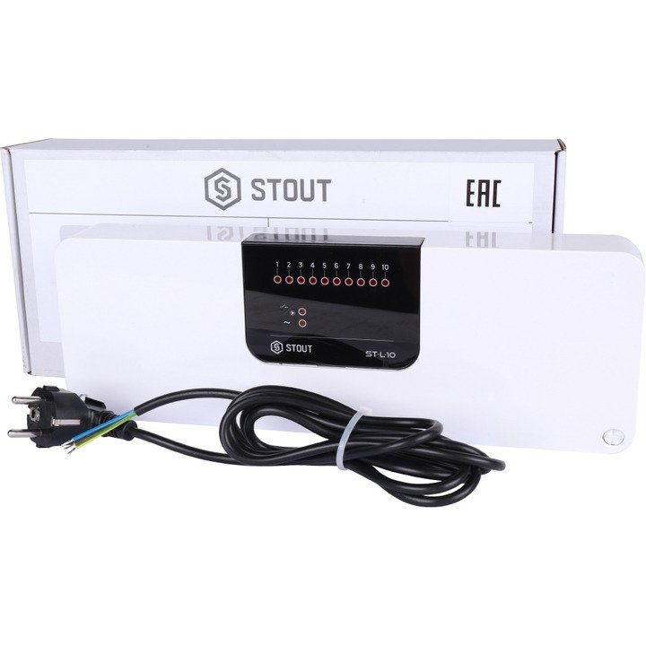 Система управления теплыми полами проводная STOUT L-10 STE-0101-010000
