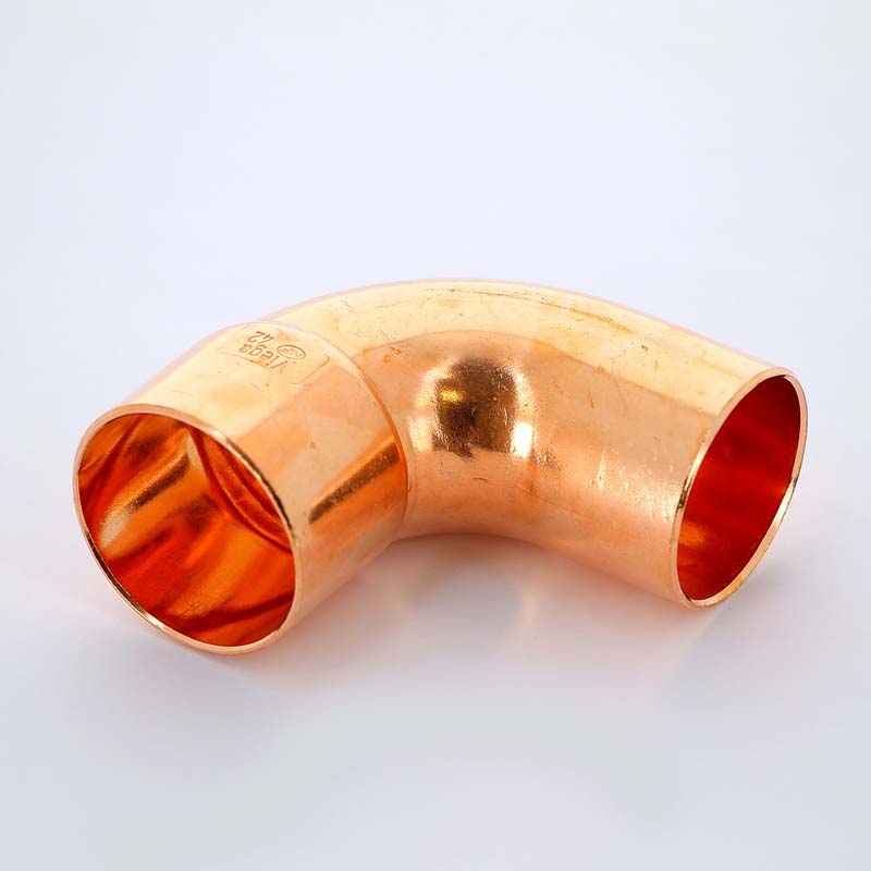 Угол однораструбный 90° VIEGA пайка 42 мм медный