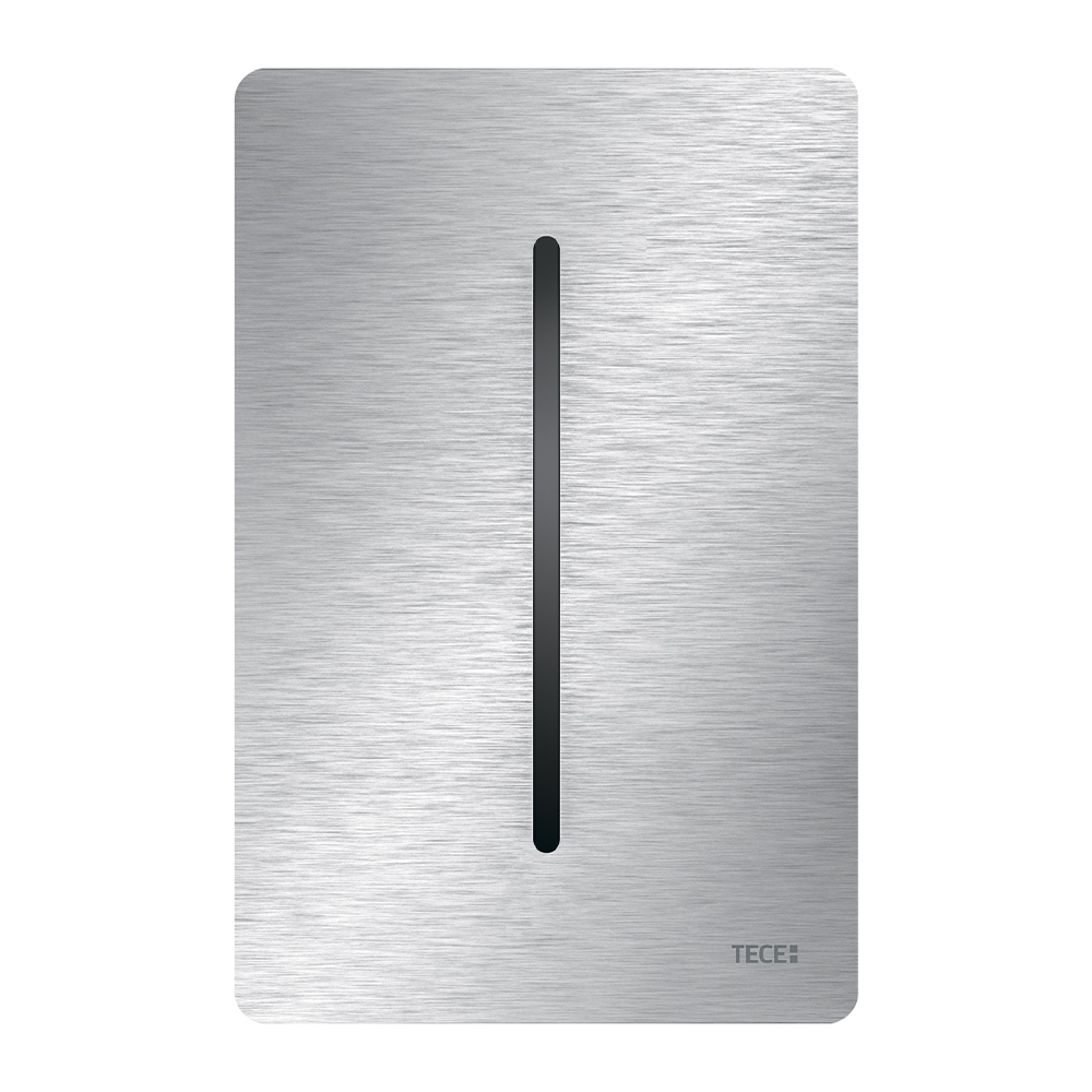 Металлическая панель смыва TECEfilo-Solid ИК-сенсор (батарея 6 V) нерж.сталь, 150 x 98 x 6 мм