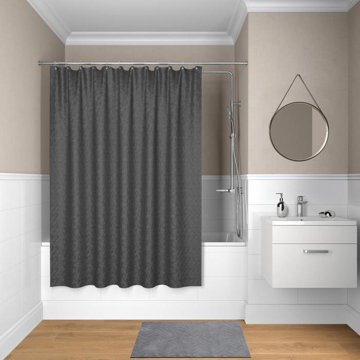 Штора для ванной 200*180 см (полиэстер) (1/20) "iddis" b35p218i11