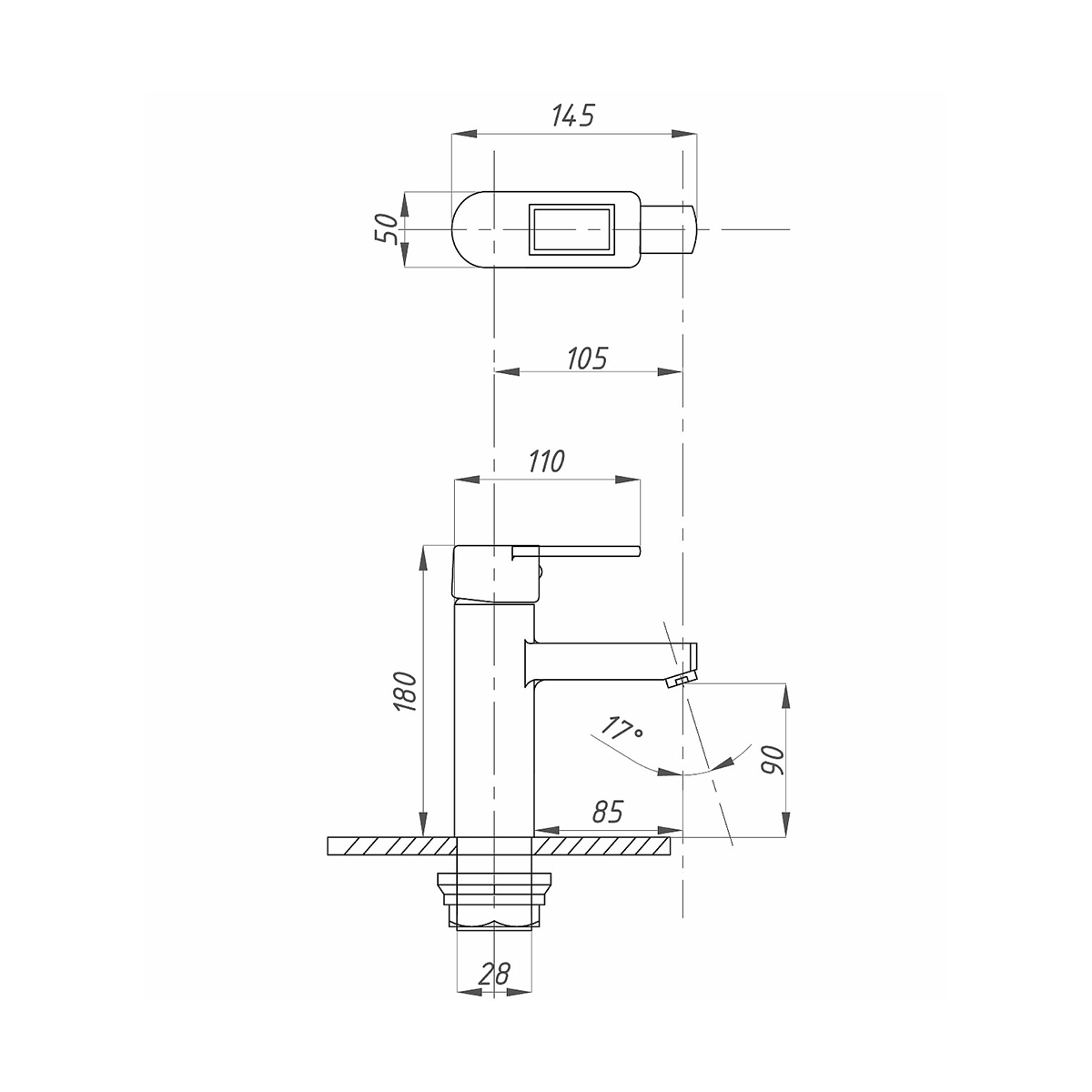 Смеситель для умывальника fzs-w49 (белый) (1/10) "fauzt"