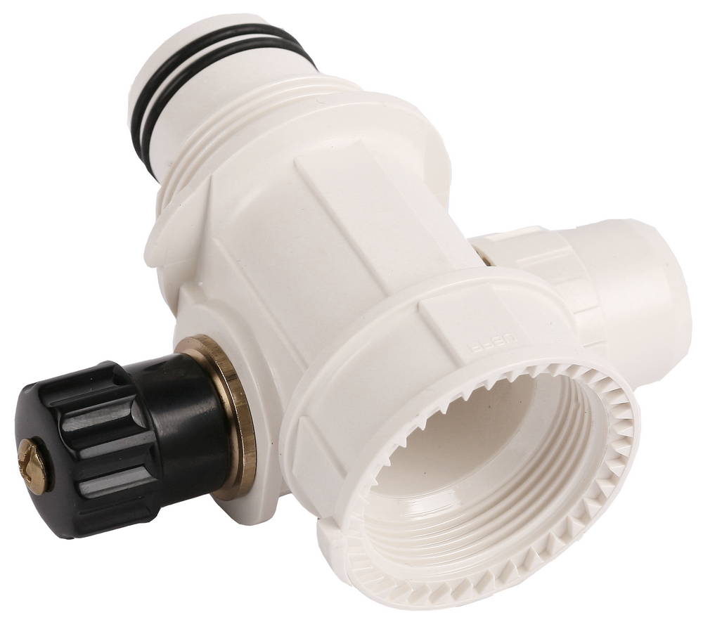 ЗУБР ШиреФит, внутренняя резьба - штуцер с гайкой-штуцер с гайкой, 32 - 16 - 32 мм, сборный коллектор с вентилем (51517-32-16-32)