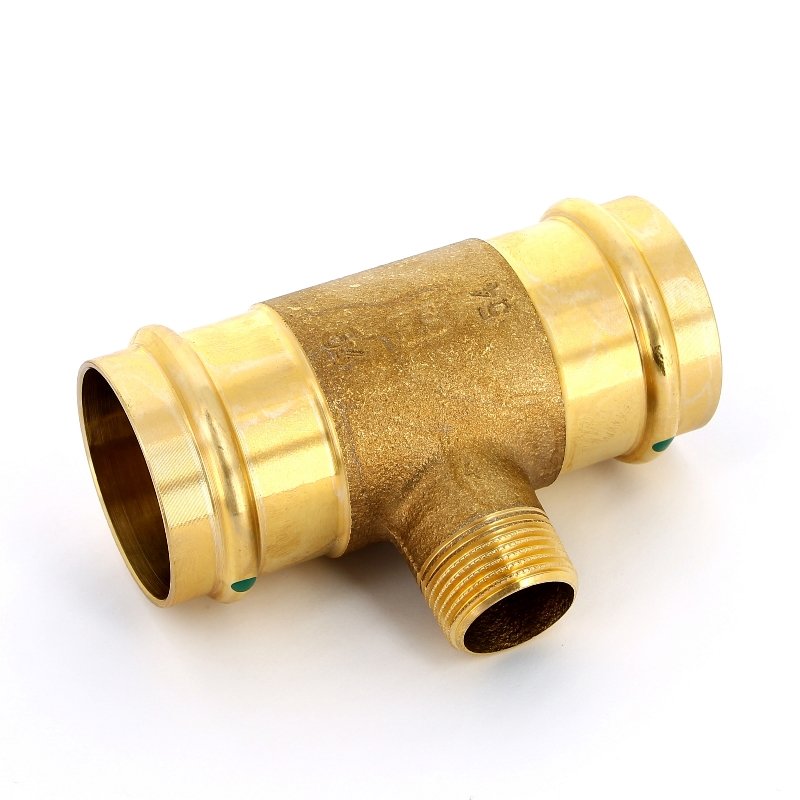 Тройник пресс-Н 54х1'x54 Sanpress VIEGA