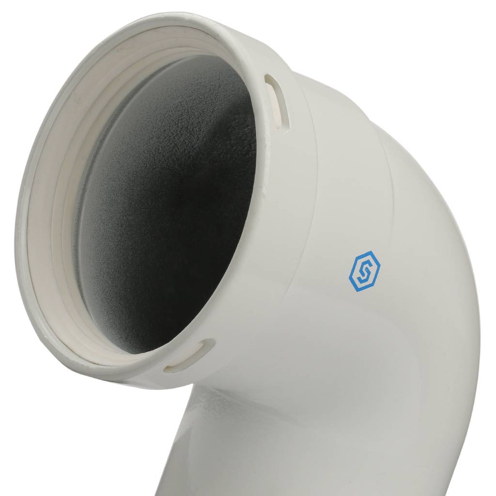 Угол 90° D=80 мм однораструбный, для коаксиального дымохода STOUT