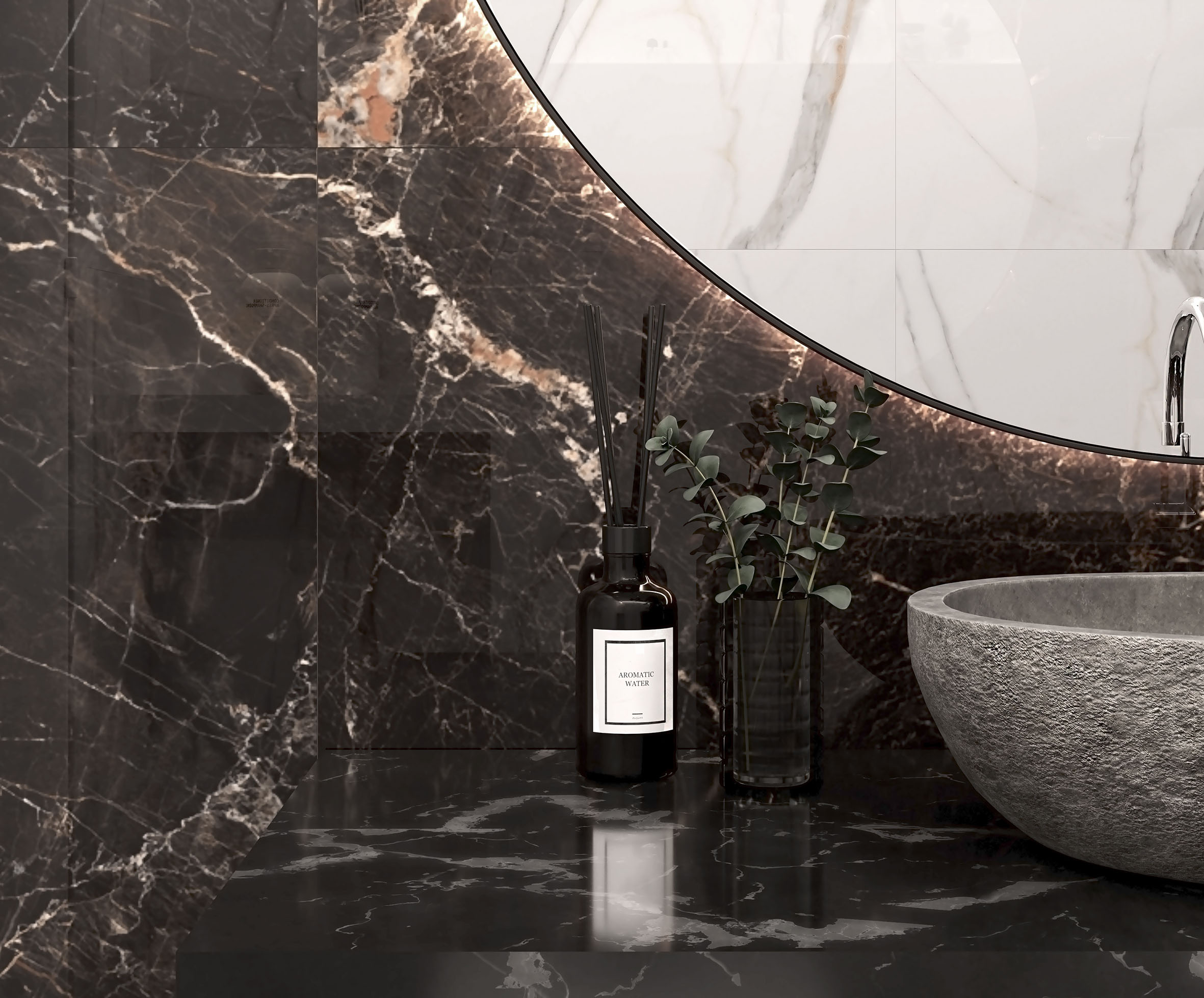 Xtreme nero керамогранит полированный 60x120