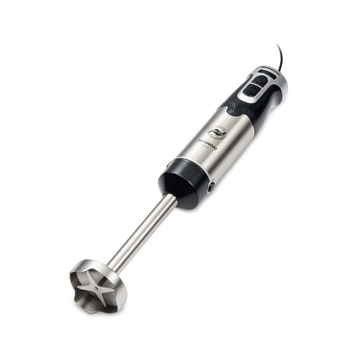 Блендер погружной hyb-h3935  1200 вт, 2 скорости (1/6) "hyundai"