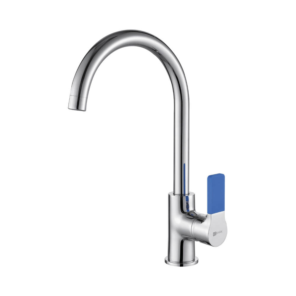 Смеситель для кухни "aura"  lm0605c  высокий поворотн. излив  (1/12) "lemark"