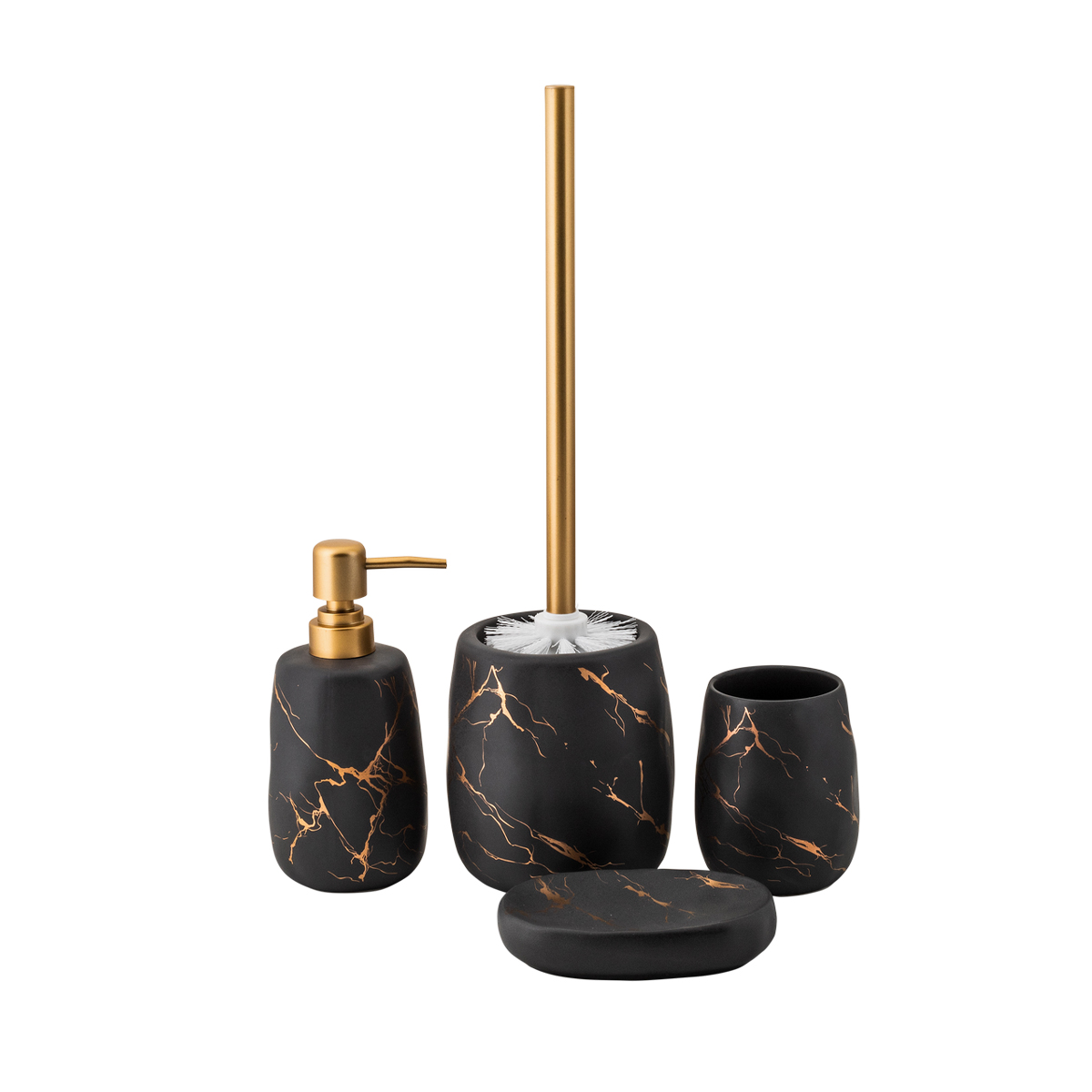 Дозатор для жидкого мыла "ardea" керамика (бежевый) (1/12) "swensa" swtc-6090bgr-a