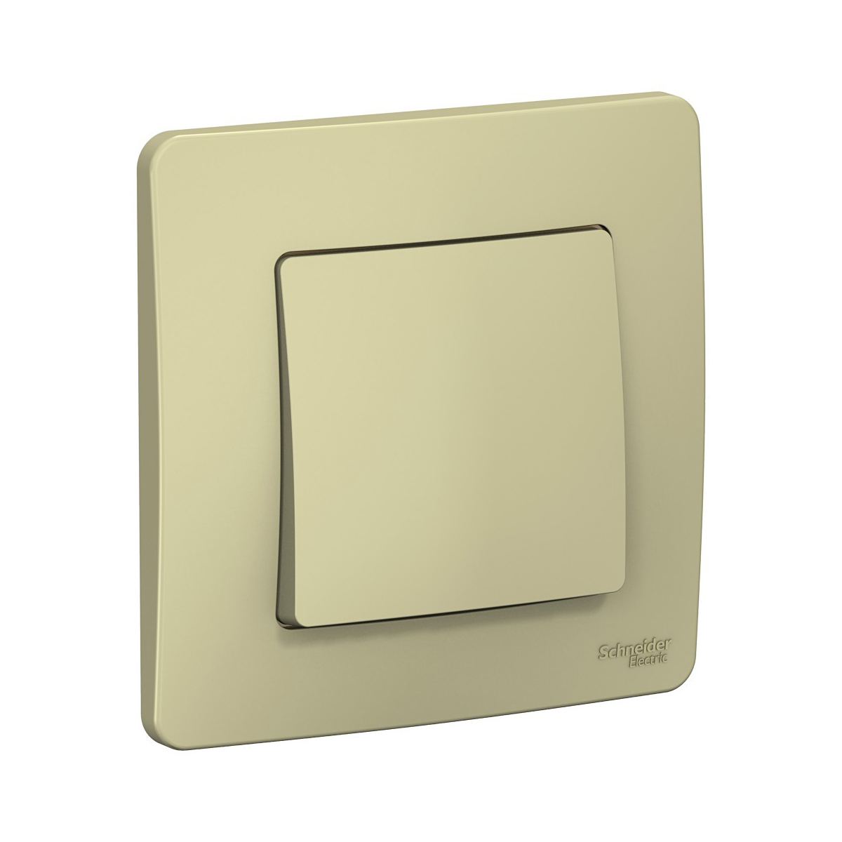 Переключатель "blanca" 1 кл. 10а, бежевый (1/10/20) "schneider"
