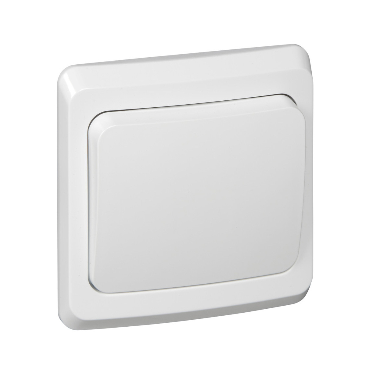 Выключатель "этюд" 1 кл. 10а, белый (1/20/120) "schneider"