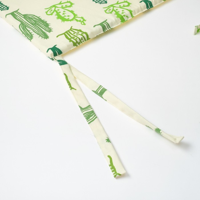 Подушка на уличное кресло "кактусы" 50*100 см (1/8) "этель" 4264644