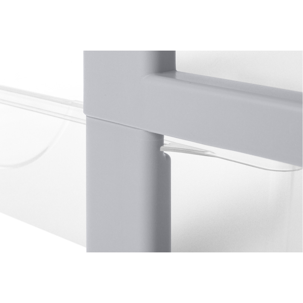 Органайзер 3 ящика 260*368*265 мм (светло-серый) (1/2) "бытпласт"