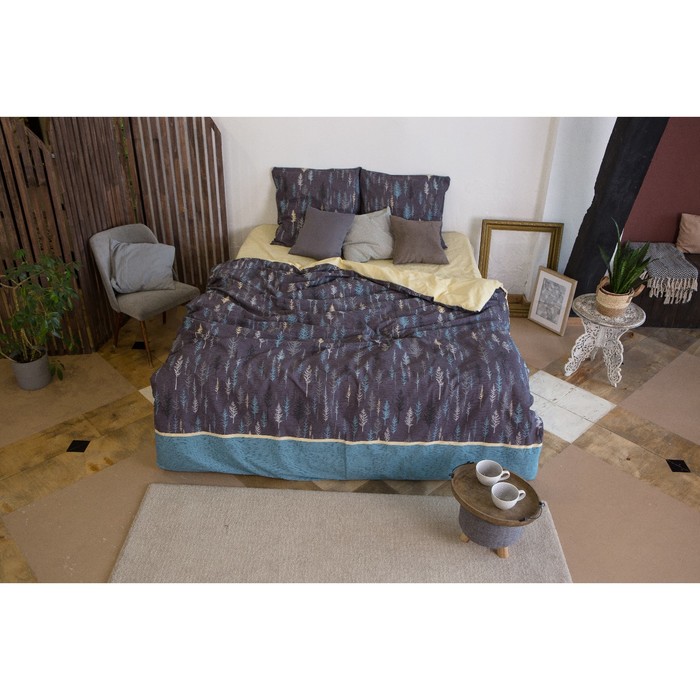 Постельное белье "этель" motives fall евро (бязь) (1/5) 4797419