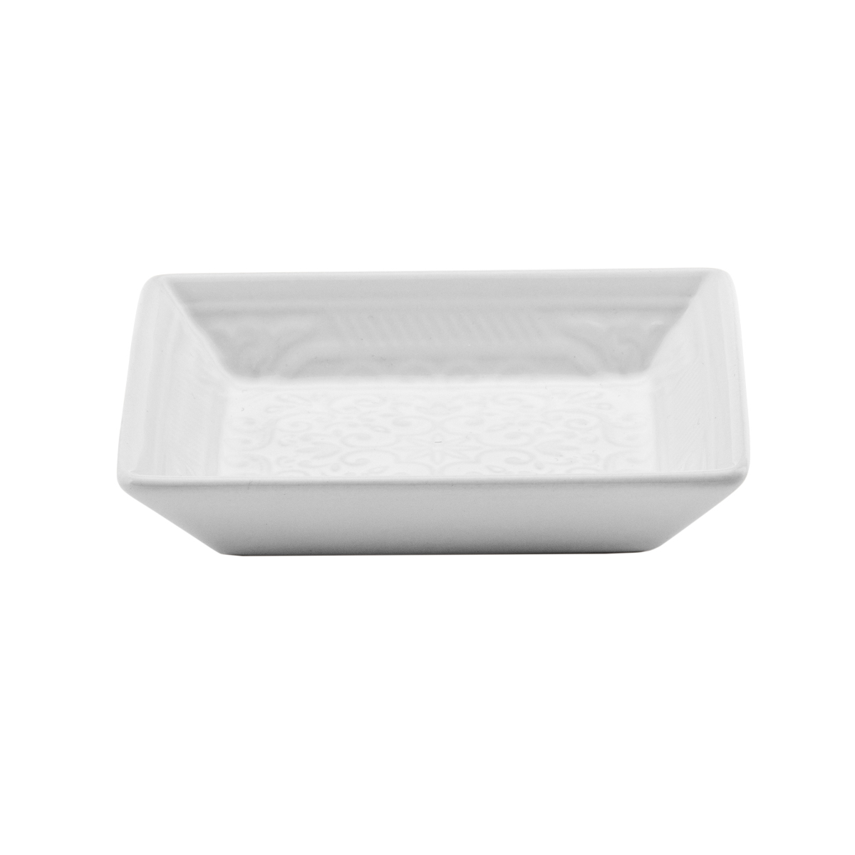 Мыльница "venice" керамика (белый) (1/36) "swensa" swtk-6010-d