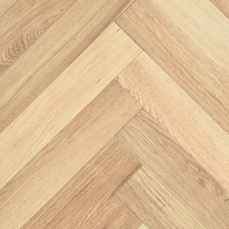 Wood Bee Herringbone Дуб Селект гладкий глянец, Select UV-лак gloss 30±5% (левая)