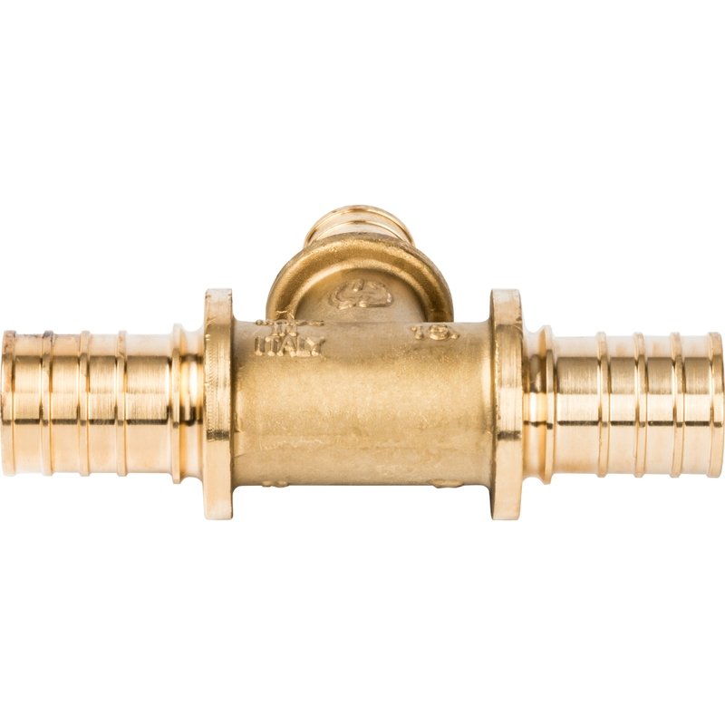 Тройник переходной 25 x 20 x 25 аксиальный для труб PE-X STOUT