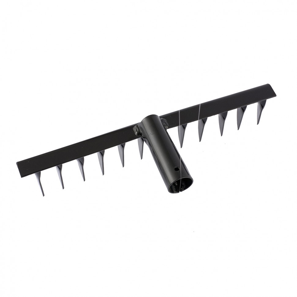 Грабли стальные, 300 мм, 12 витых зубьев, без черенка, Сибртех (61740)