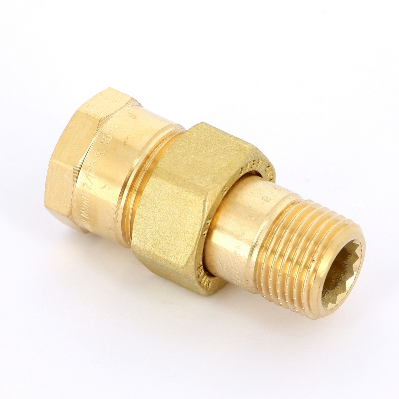 Американка резьбовая ВН 1/2" с плоским уплотнением бронза VIEGA (271374)