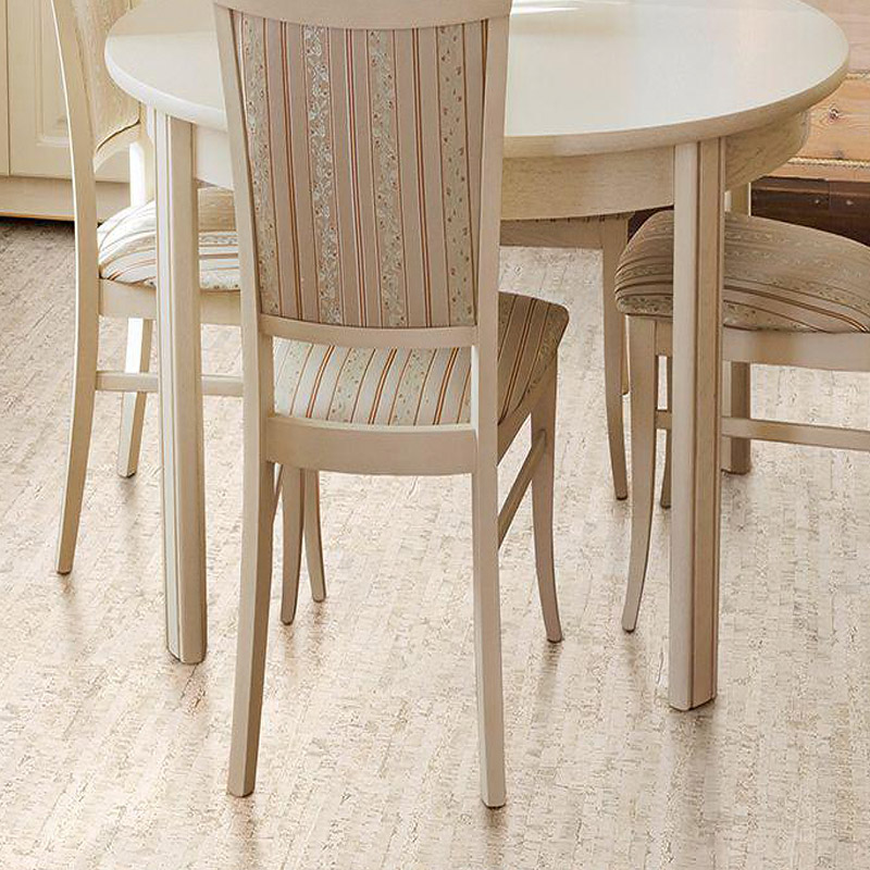 Пробковый пол Corkstyle EcoCork Linea White (glue)