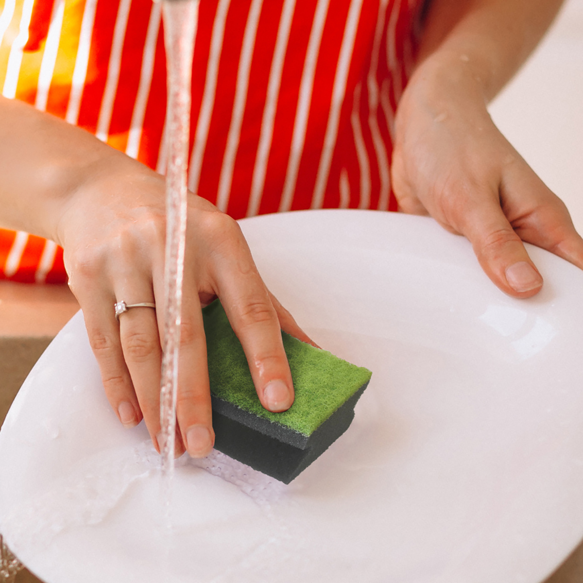 Губки для посуды профил. упак. 2 шт. (1/50) "master fresh"