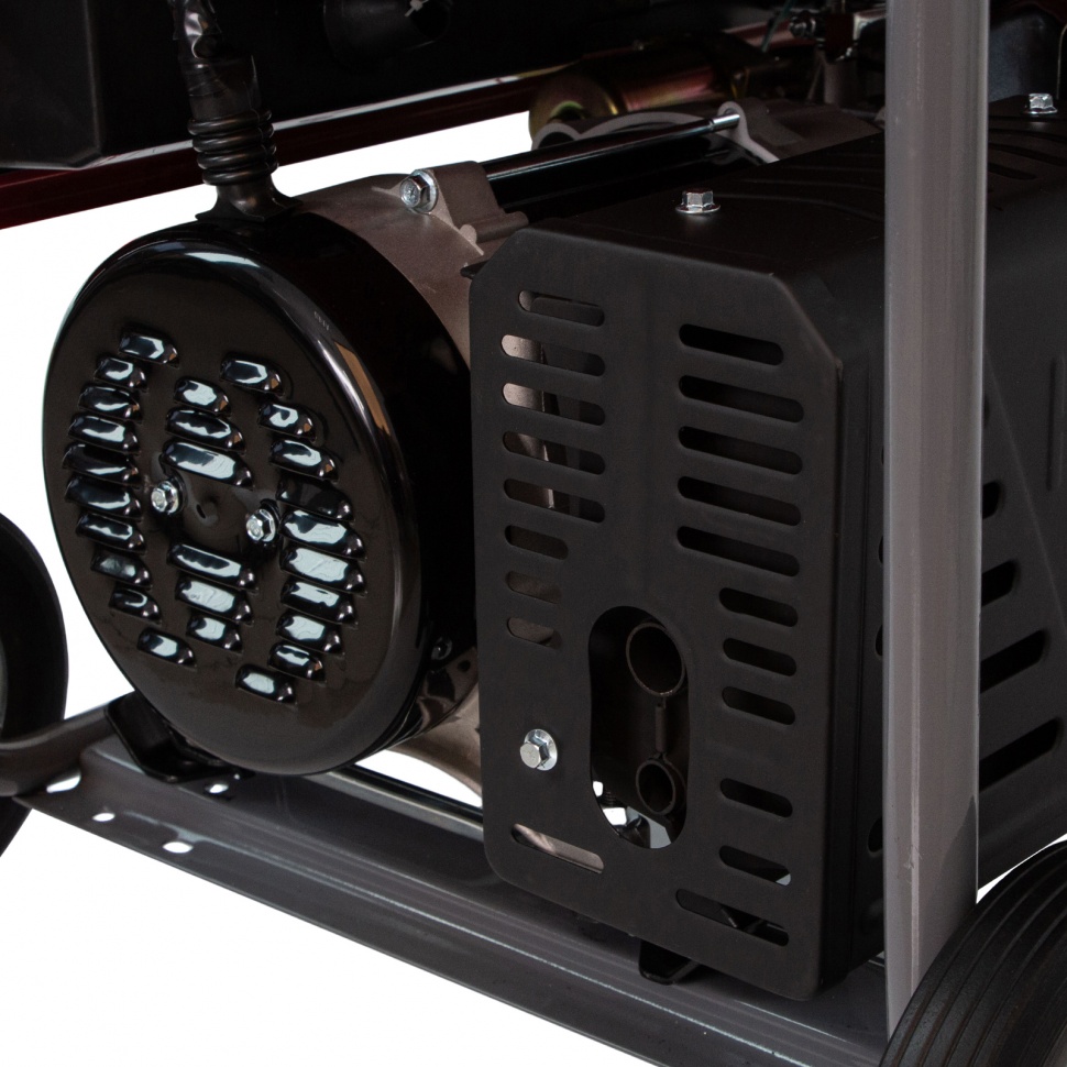 Генератор бензиновый LK 7500E, 6.5 кВт, 230 В, бак 25 л, электростартер Kronwerk (94694)