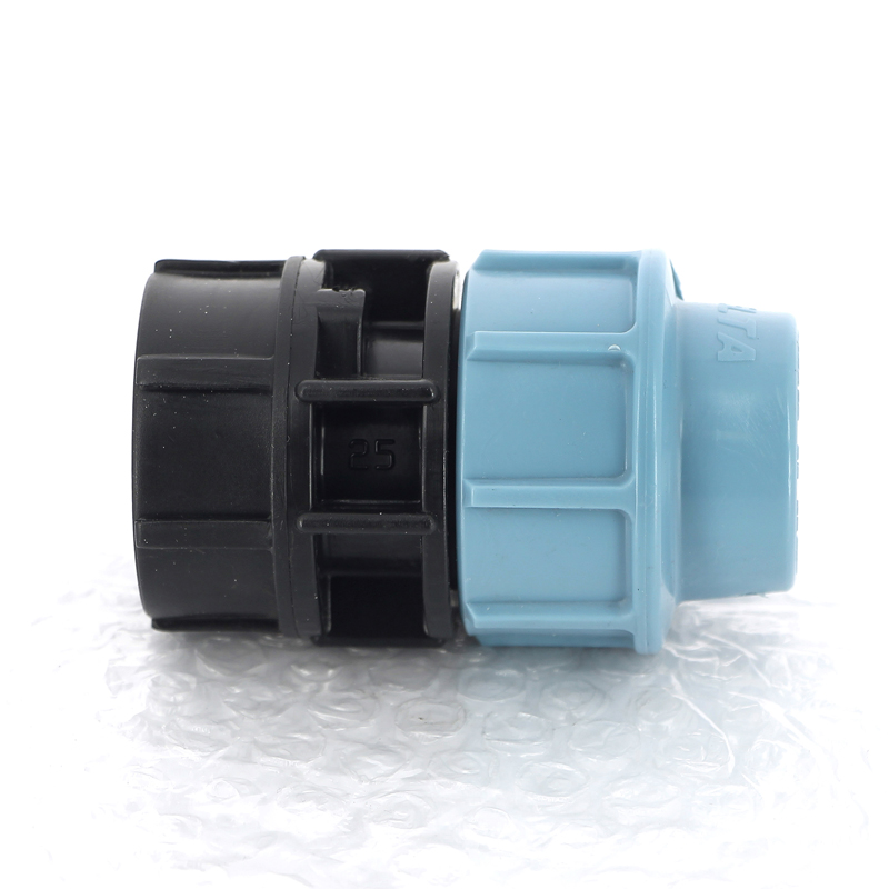 Муфта обжимная ВР 25 x 1" для водопроводных ПНД труб UNIDELTA