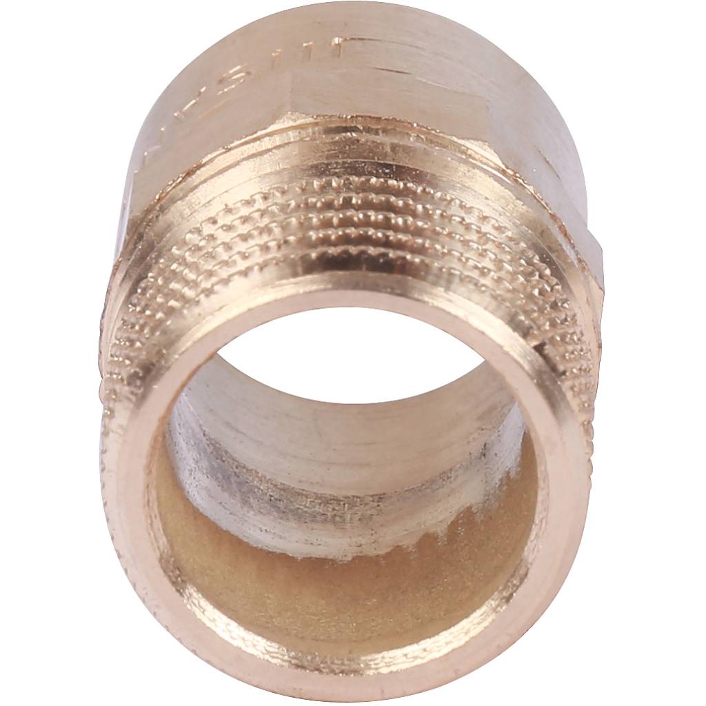 Муфта 18х1/2" переходная (НР) под пайку с наружной резьбой SANHA бронзовая 142431812
