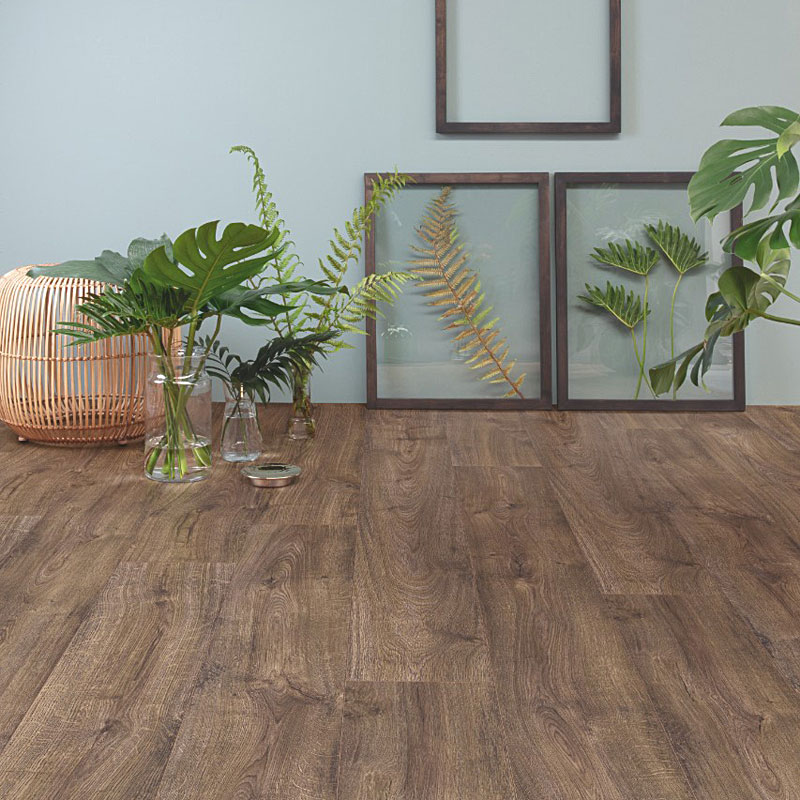 ПВХ-плитка Quick-Step QS LIVYN Pulse Glue Plus PUGP 40199 Дуб осенний шоколадный