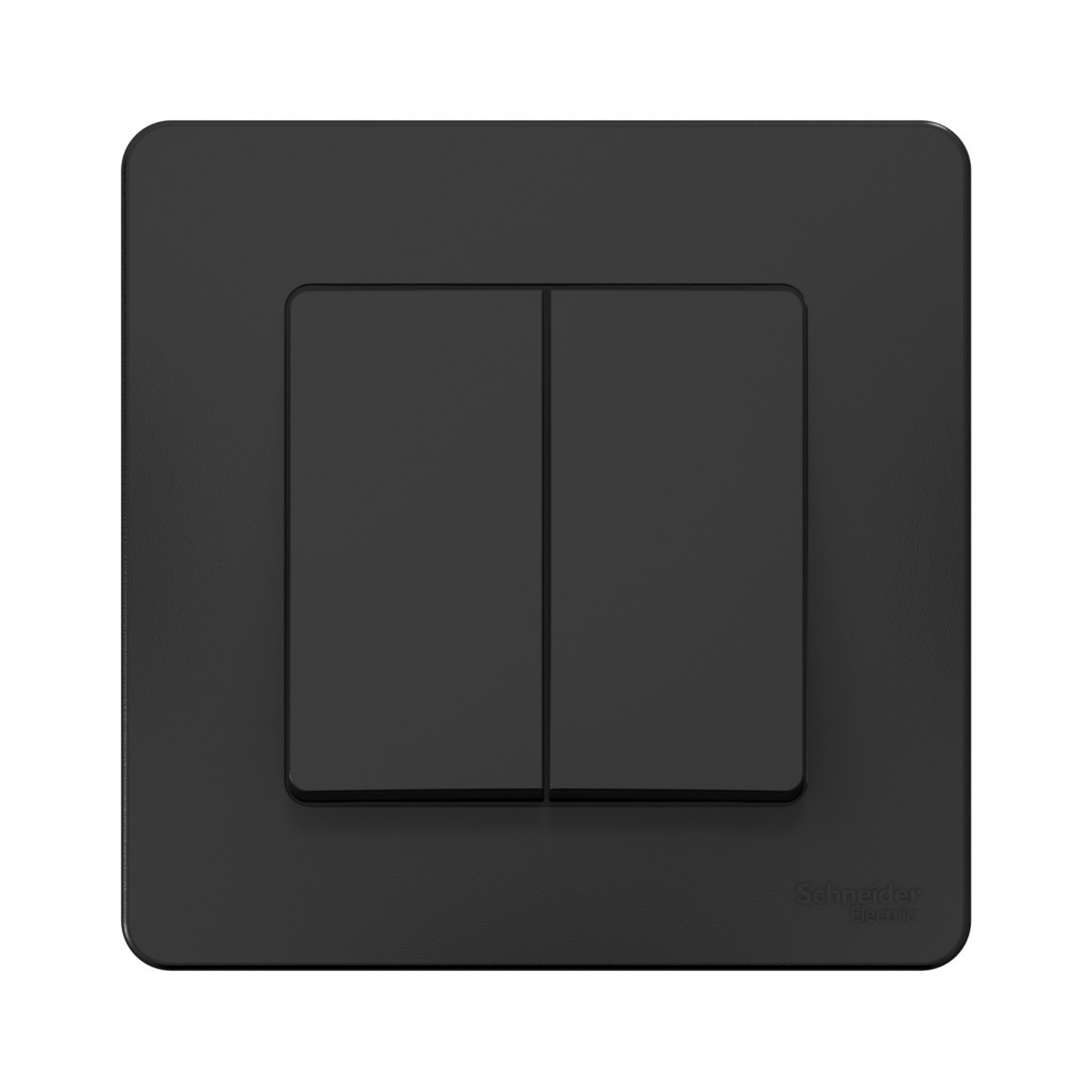 Переключатель "blanca" 2-х кл. 10а, антрацит (1/10/20) "schneider"