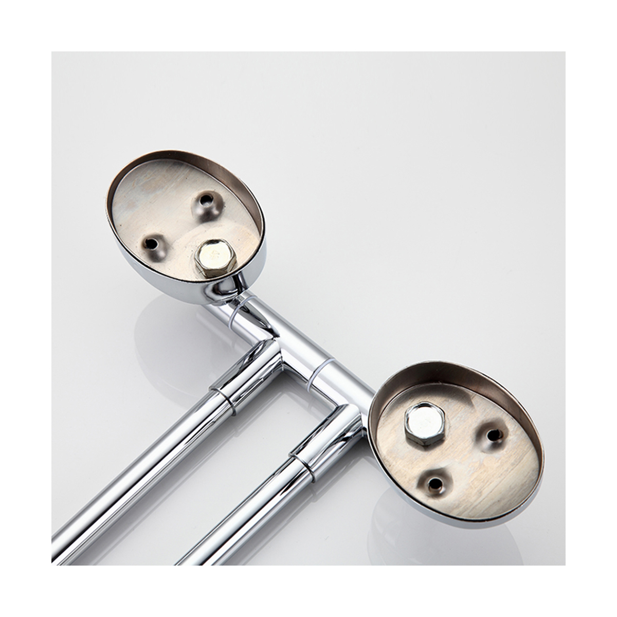 Полотенцедержатель поворотный двойной f1612, хром (1/20/40) "frap"