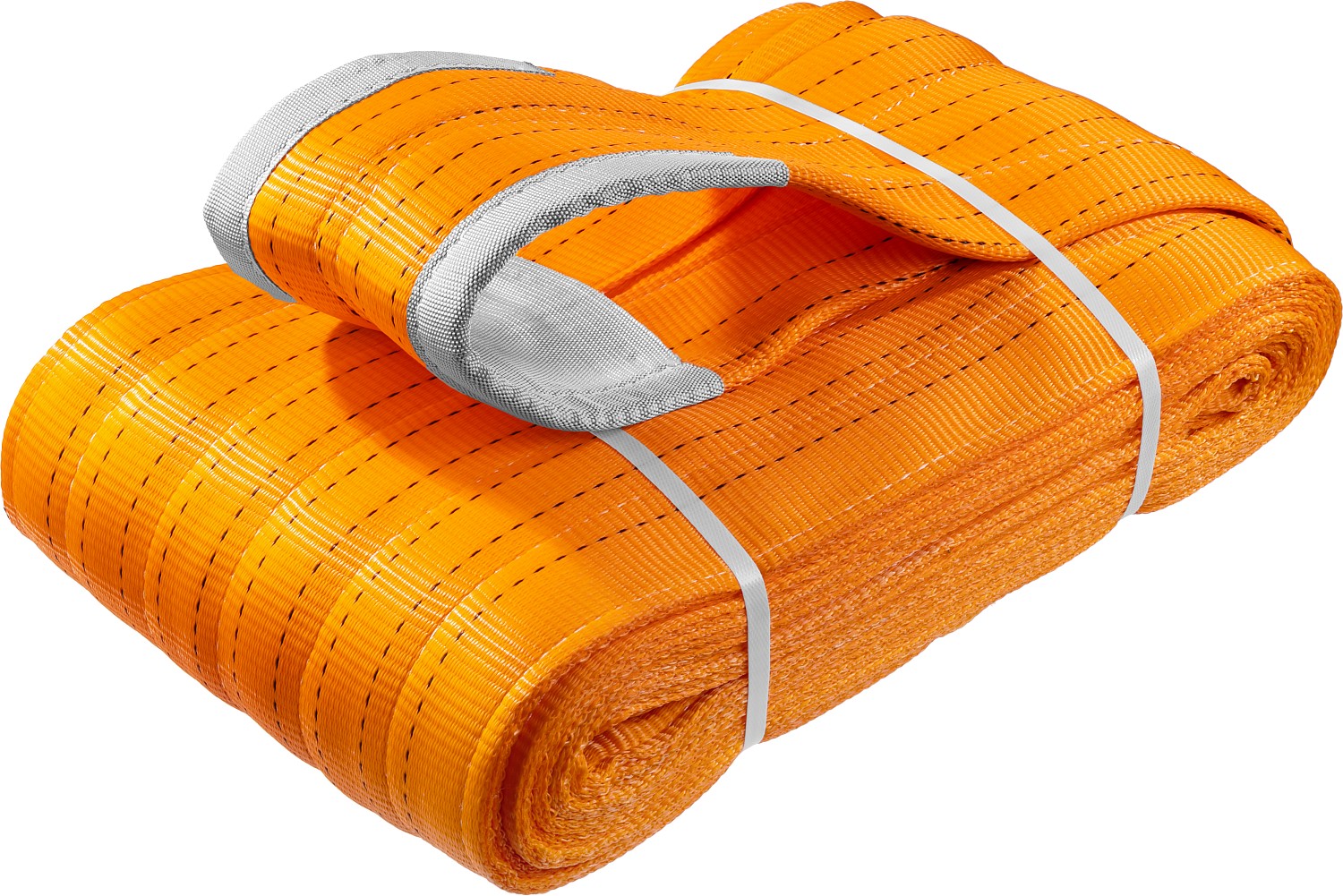 ЗУБР СТП-10/6, оранжевый, г/п 10 т, длина 6 м, текстильный петлевой строп (43559-10-6)