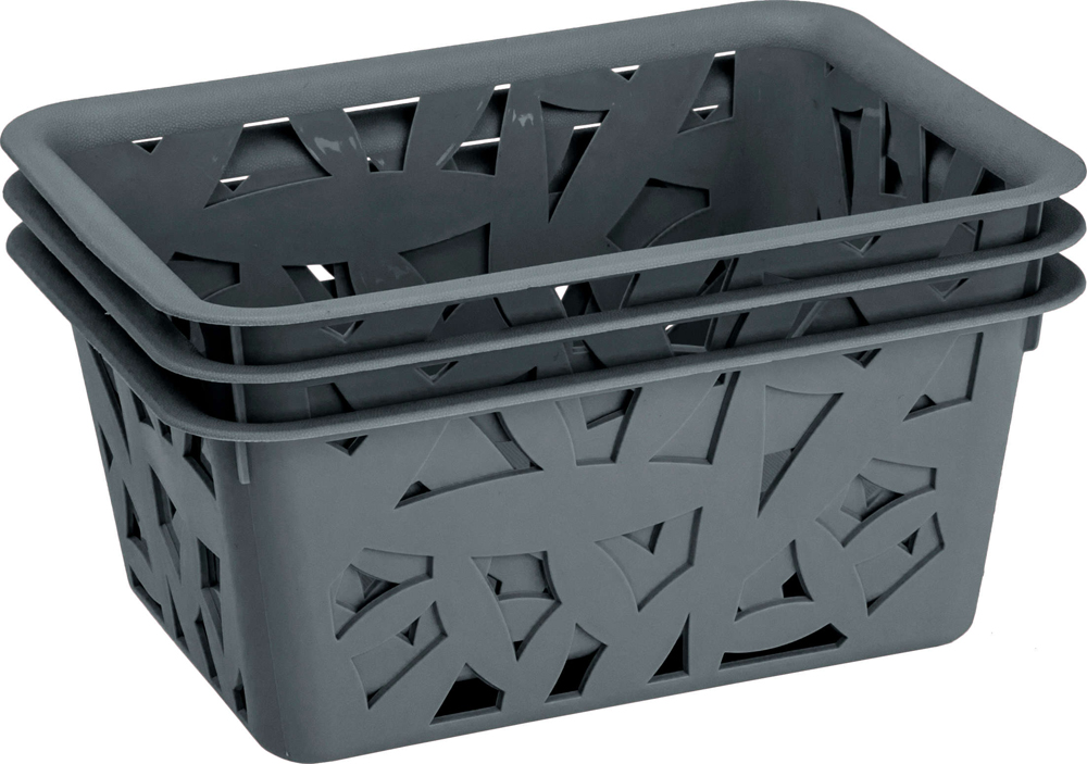 Корзины универс. набор 3 шт. (разм. xs) (1/24) "бытпласт"