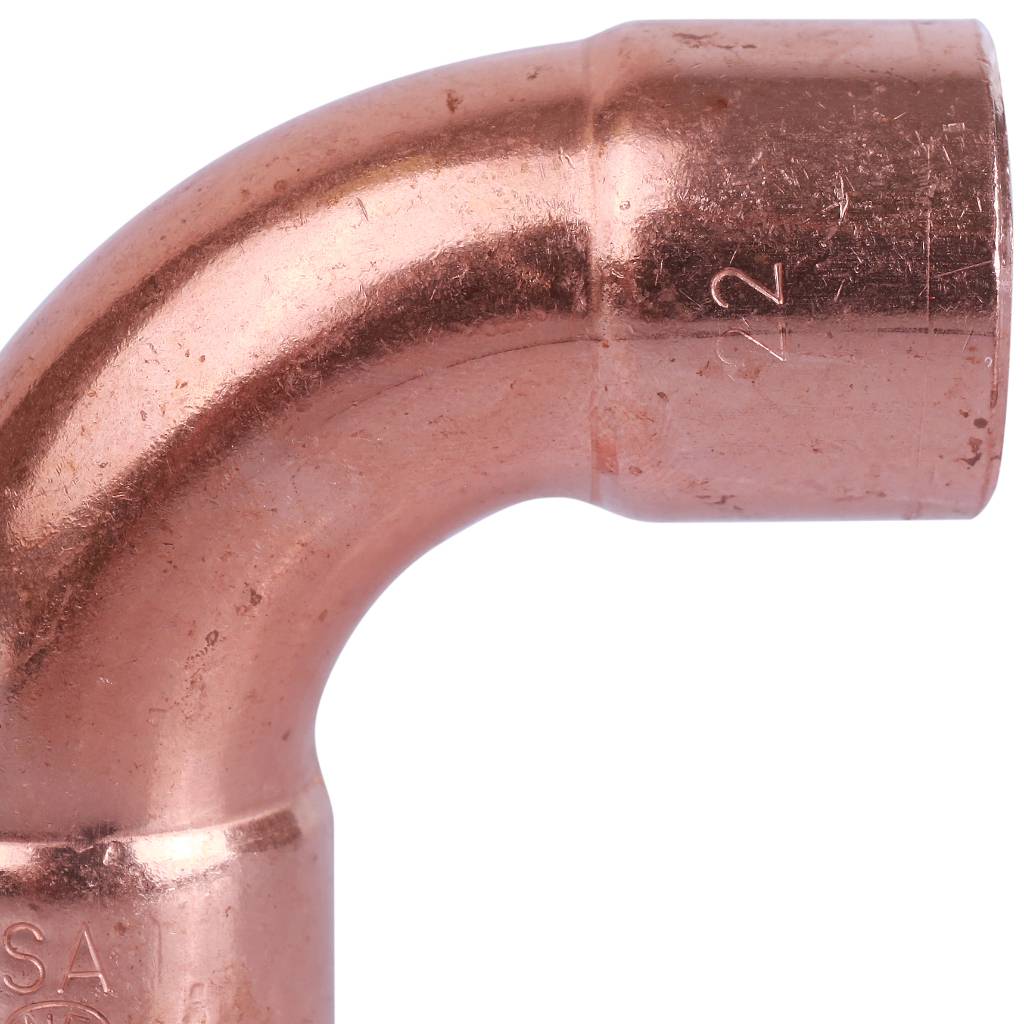 Отвод двухраструбный 22 мм / 90° под пайку медный SANHA 15002A22E