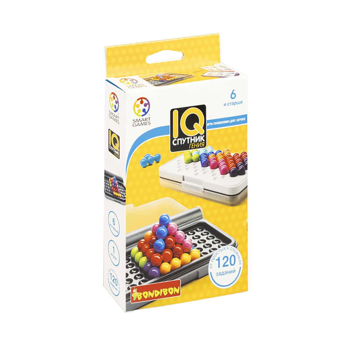 Игра логическая "iq-спутник гения" "bondibon" вв1890