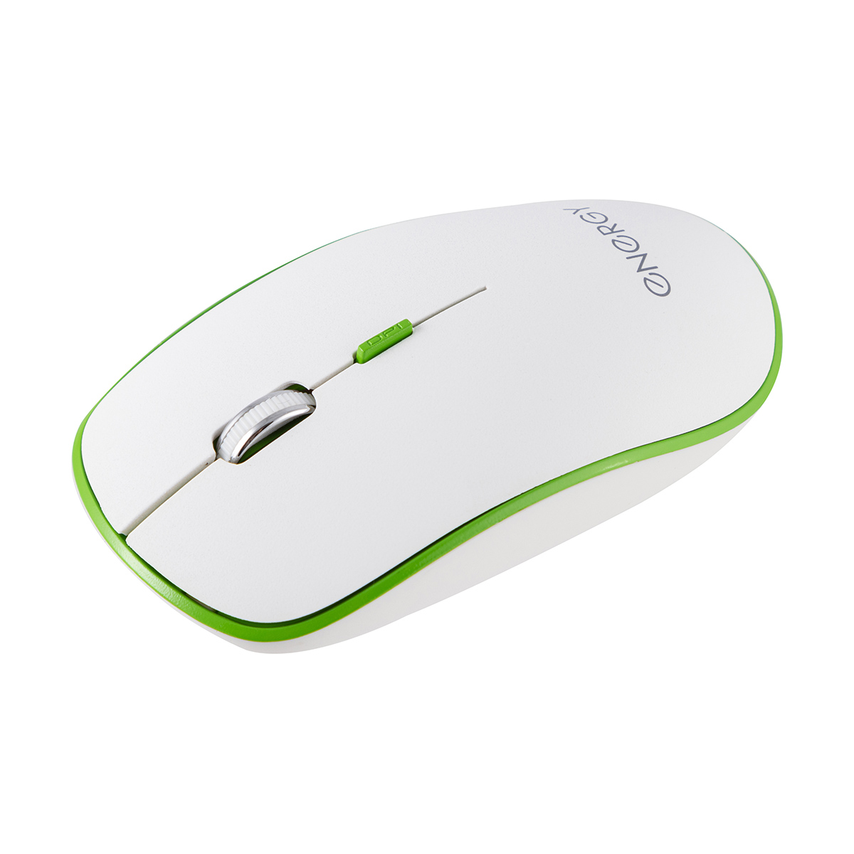 Мышь беспроводная оптическая ek-005w (белый/зеленый) (1/60) "energy"