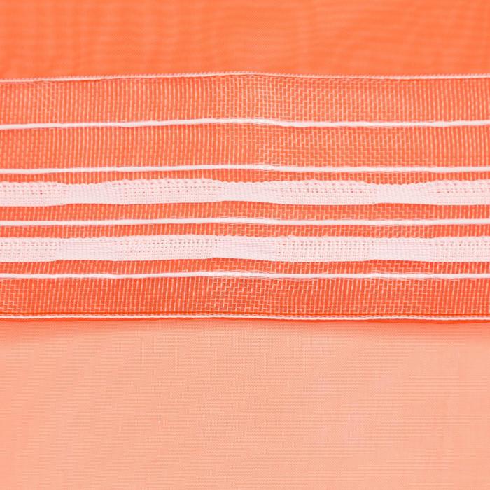 Тюль 135*150 см оранжевый, вуаль (1/22) "этель" 5635250