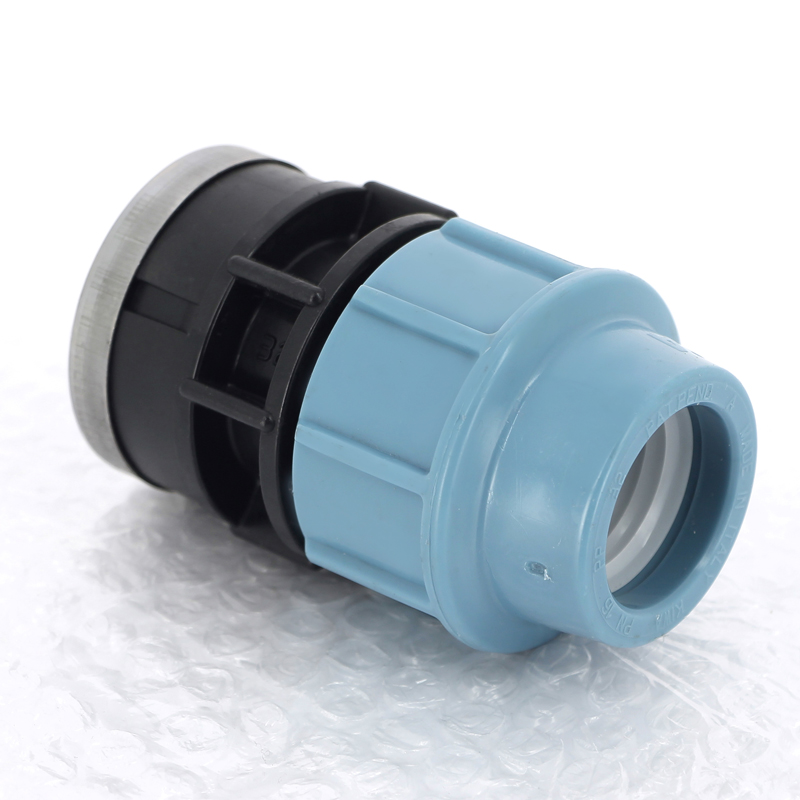 Муфта обжимная ВР 32 x 1"1/4 для водопроводных ПНД труб UNIDELTA