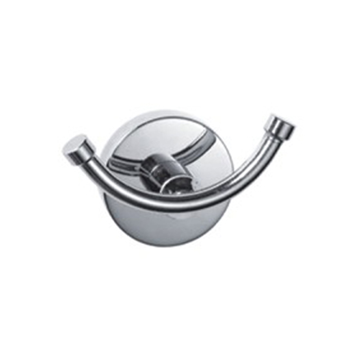 Крючок двойной f1705-2, хром (1/50/100) "frap"