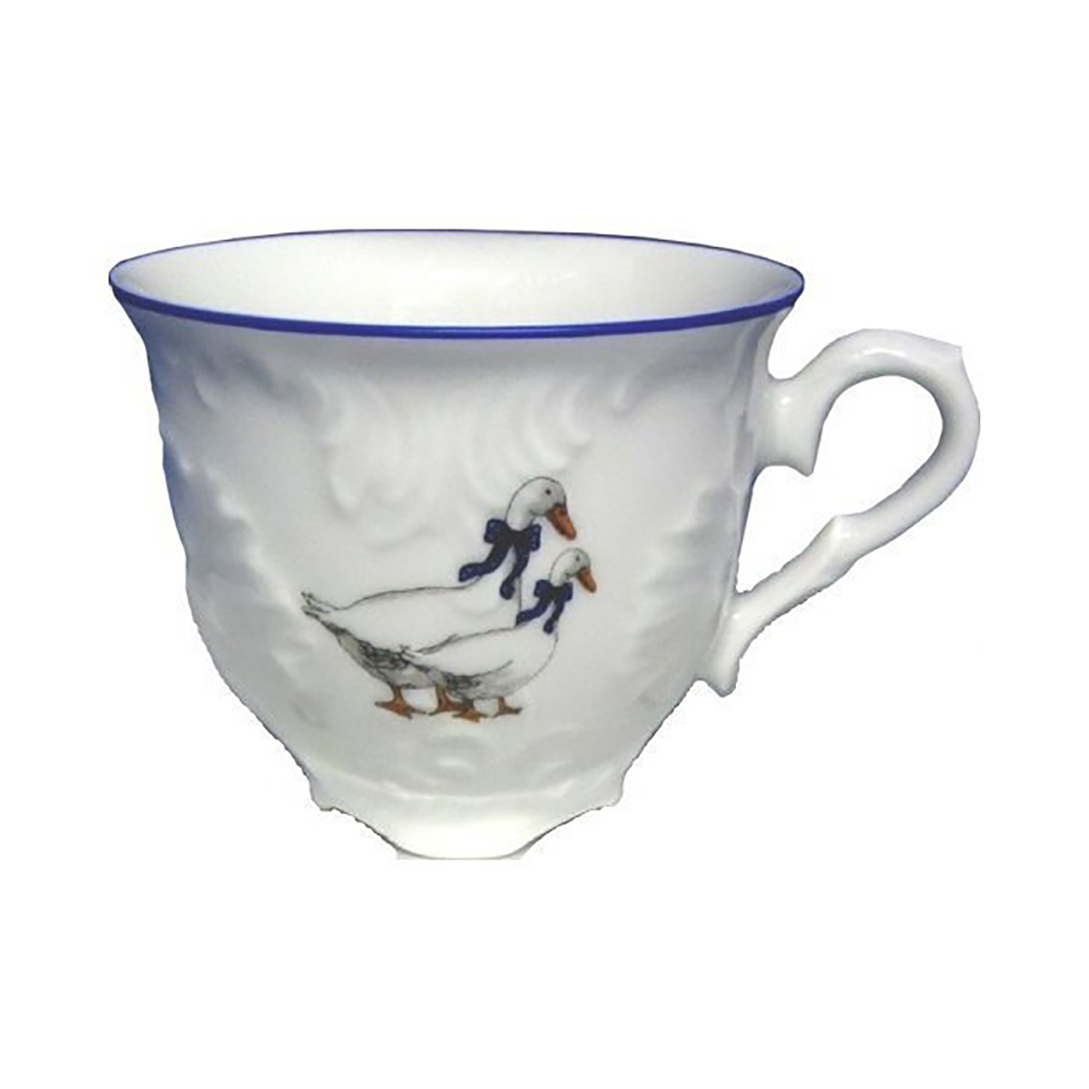 Чашка кофейная "rococo" гуси 170 мл (1/6/36) "cmielow" omd666-рококо-8