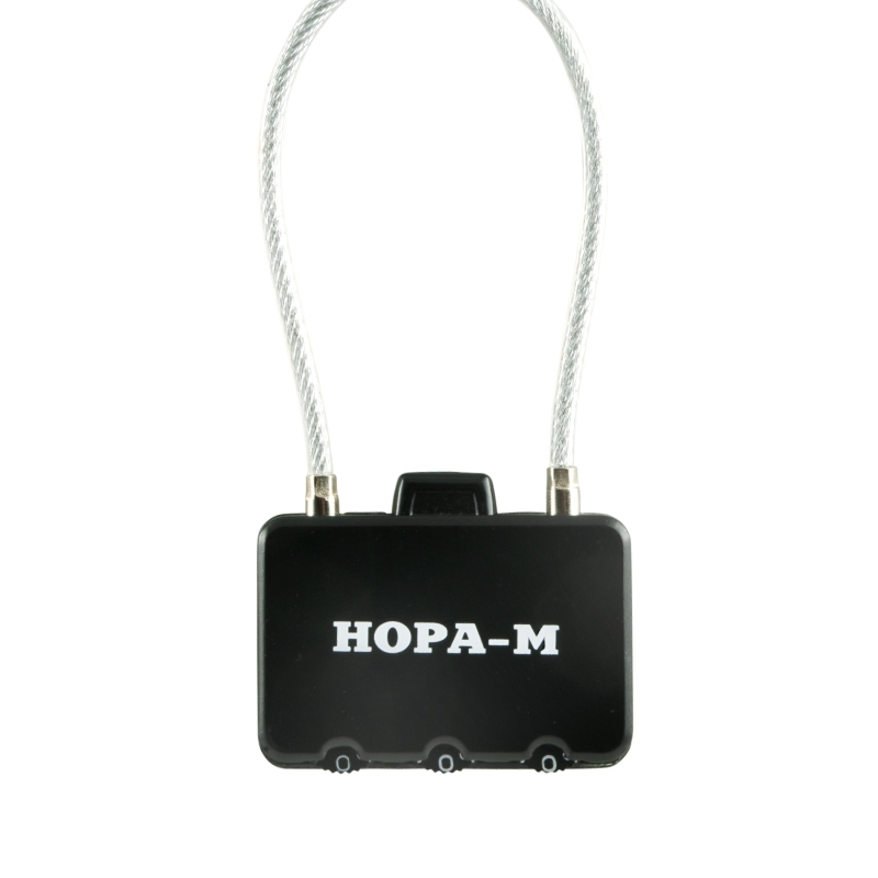 Замок навесной кодовый  609 черный (18/360) "нора-м"