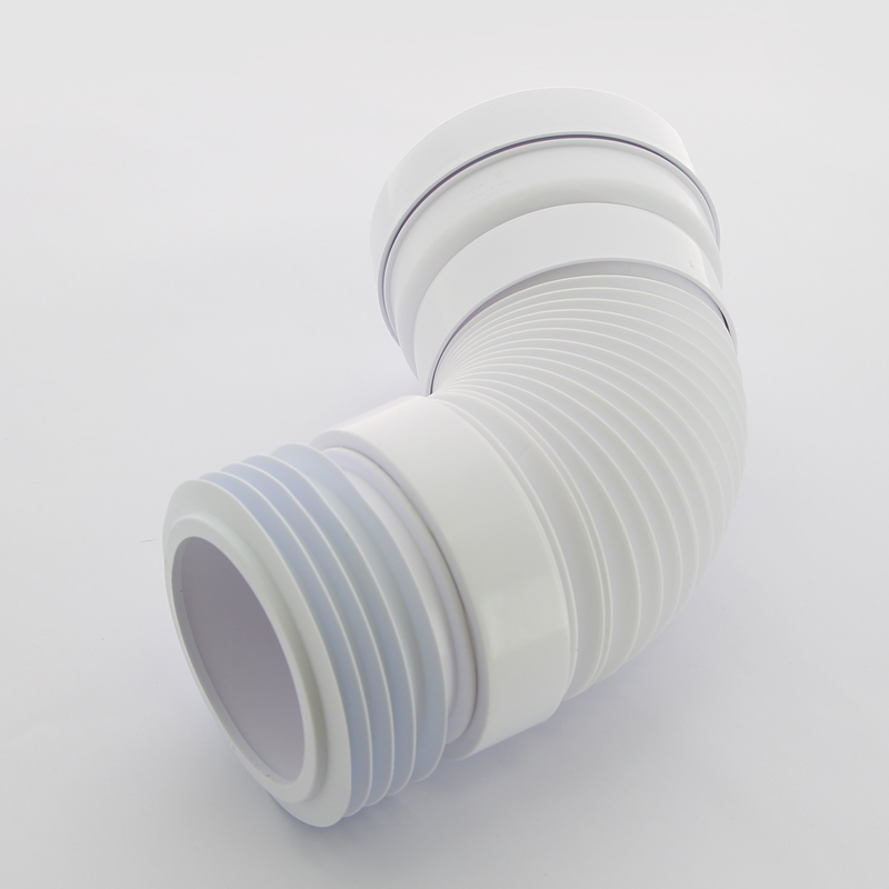 Труба McALPINE фановая L=230-440 мм гофр. с манжетой, вход 97-107 мм, выход внутрь 110 мм трубы