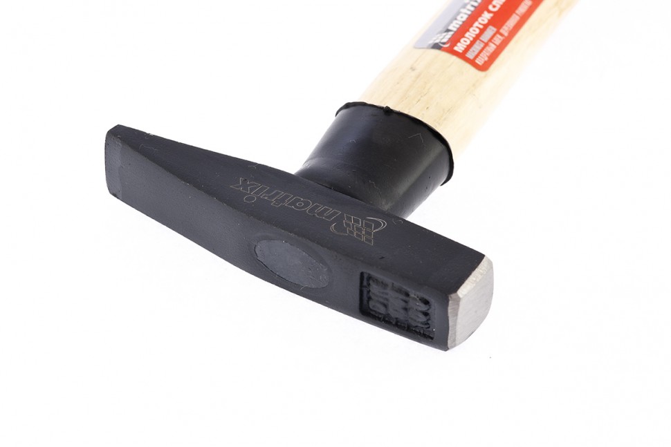 Молоток слесарный, 100 г, квадратный боек, деревянная рукоятка Matrix (10226)